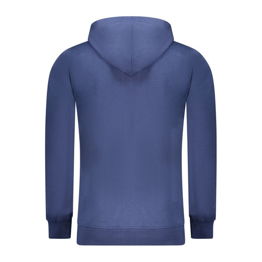 Blue Cotton Men Sweater