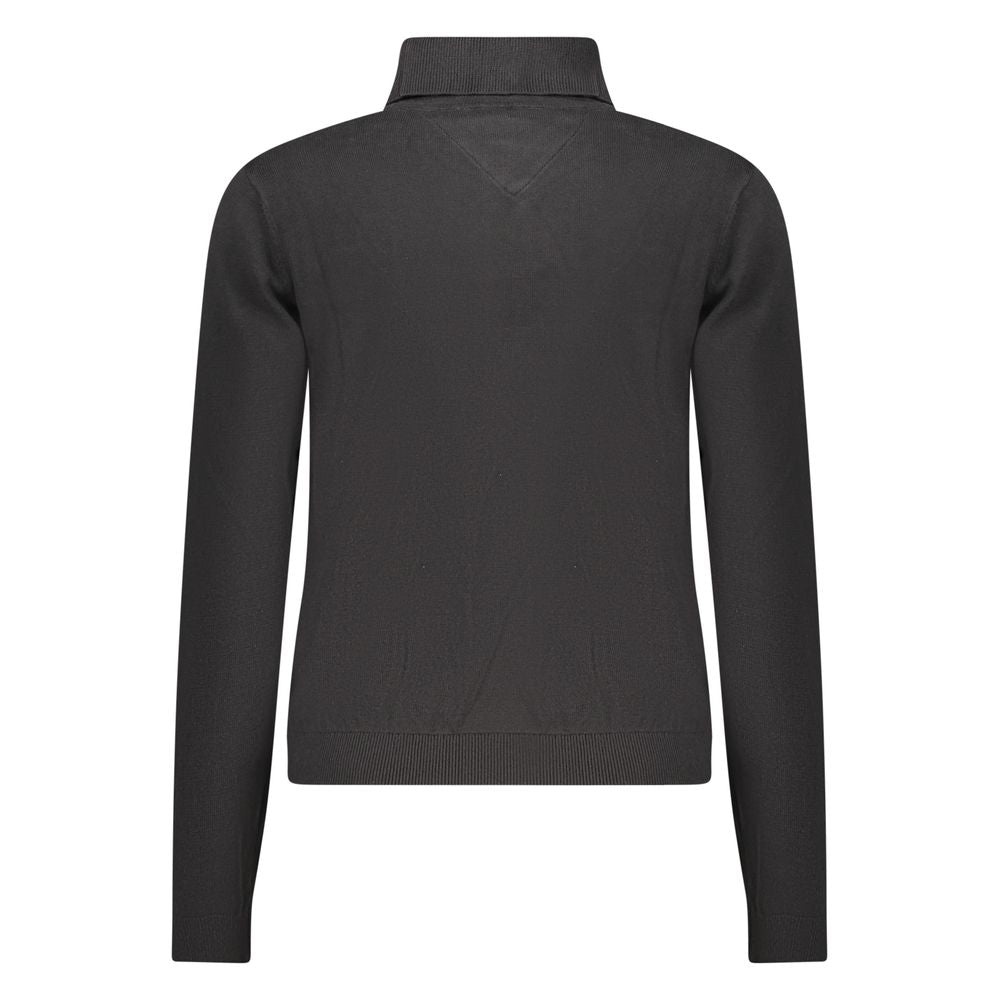 Black Cotton Women Sweater