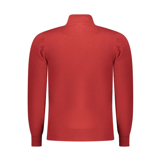 Red Wool Men Sweater