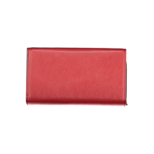 Red Polyethylene Women Wallet