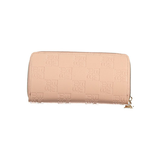Pink Polyethylene Women Wallet
