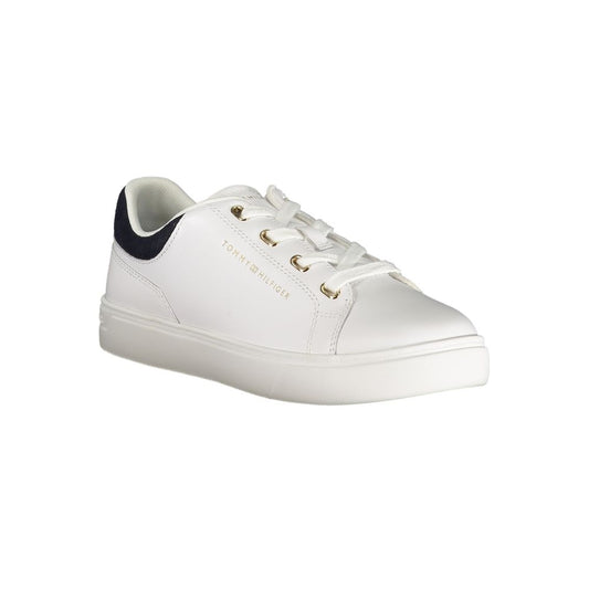 White Leather Women Sneaker