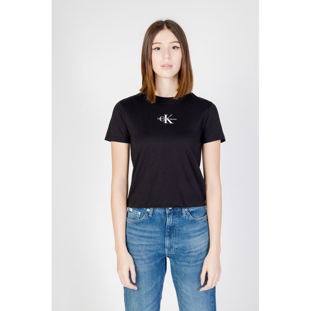Black Cotton T-Shirt