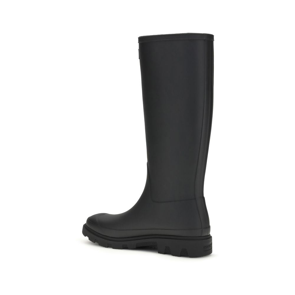 Black Rubber Rain Boots