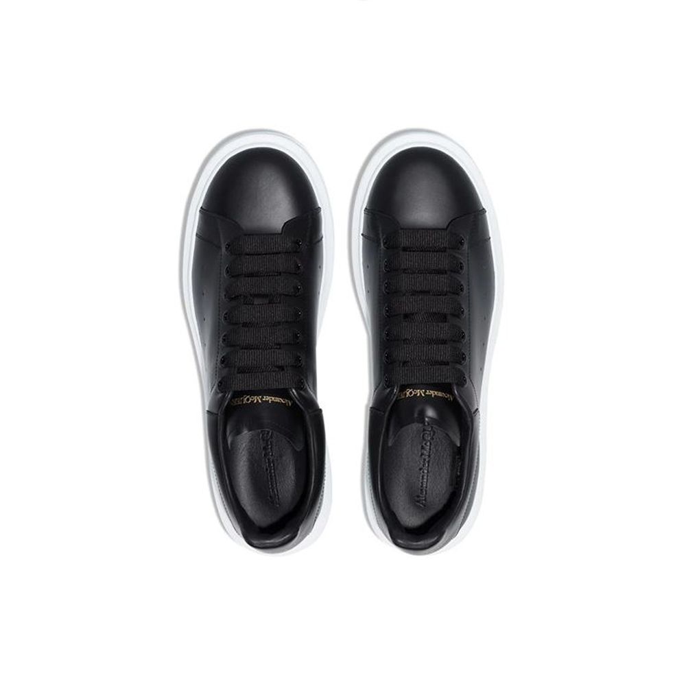 Black Calfskin Chunky Sneakers