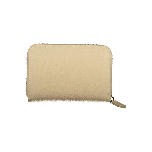 Beige Polyethylene Wallet