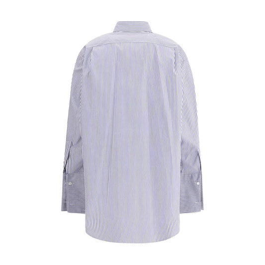 Blue Cotton Dress Shirt