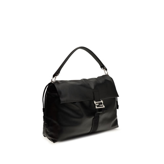 Black Calf Leather Bos Taurus Shoulder Bag