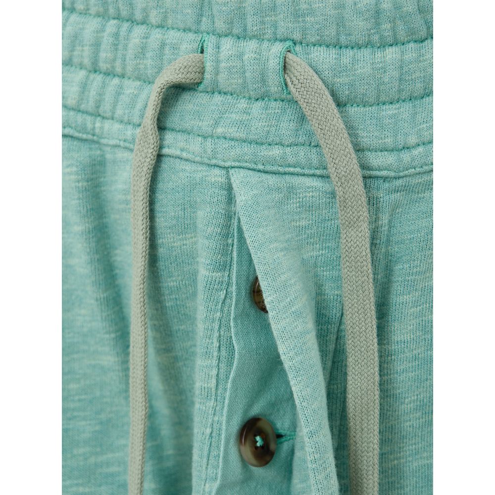 Green Cotton Cargo Pants