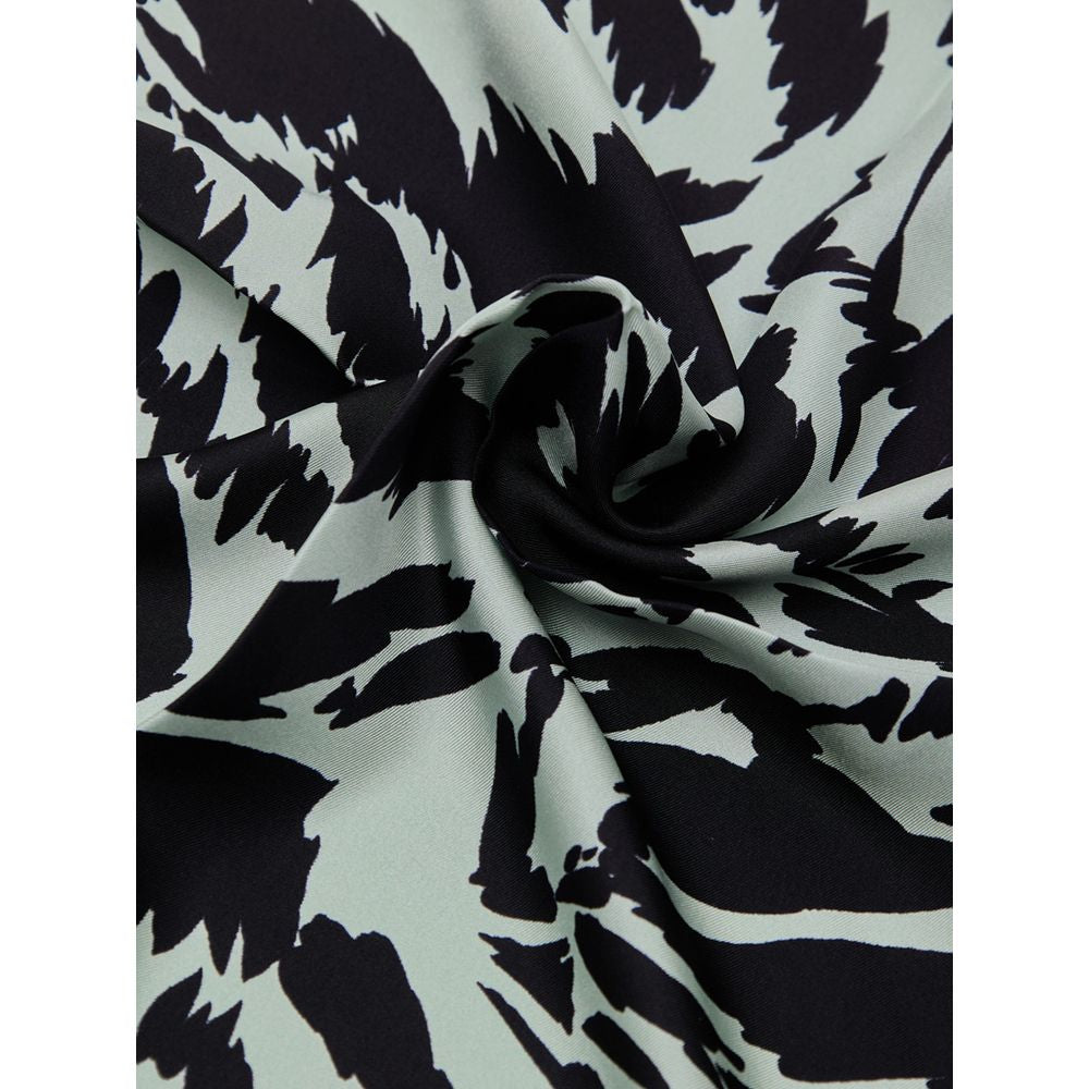 Gray Silk Clutch Bag