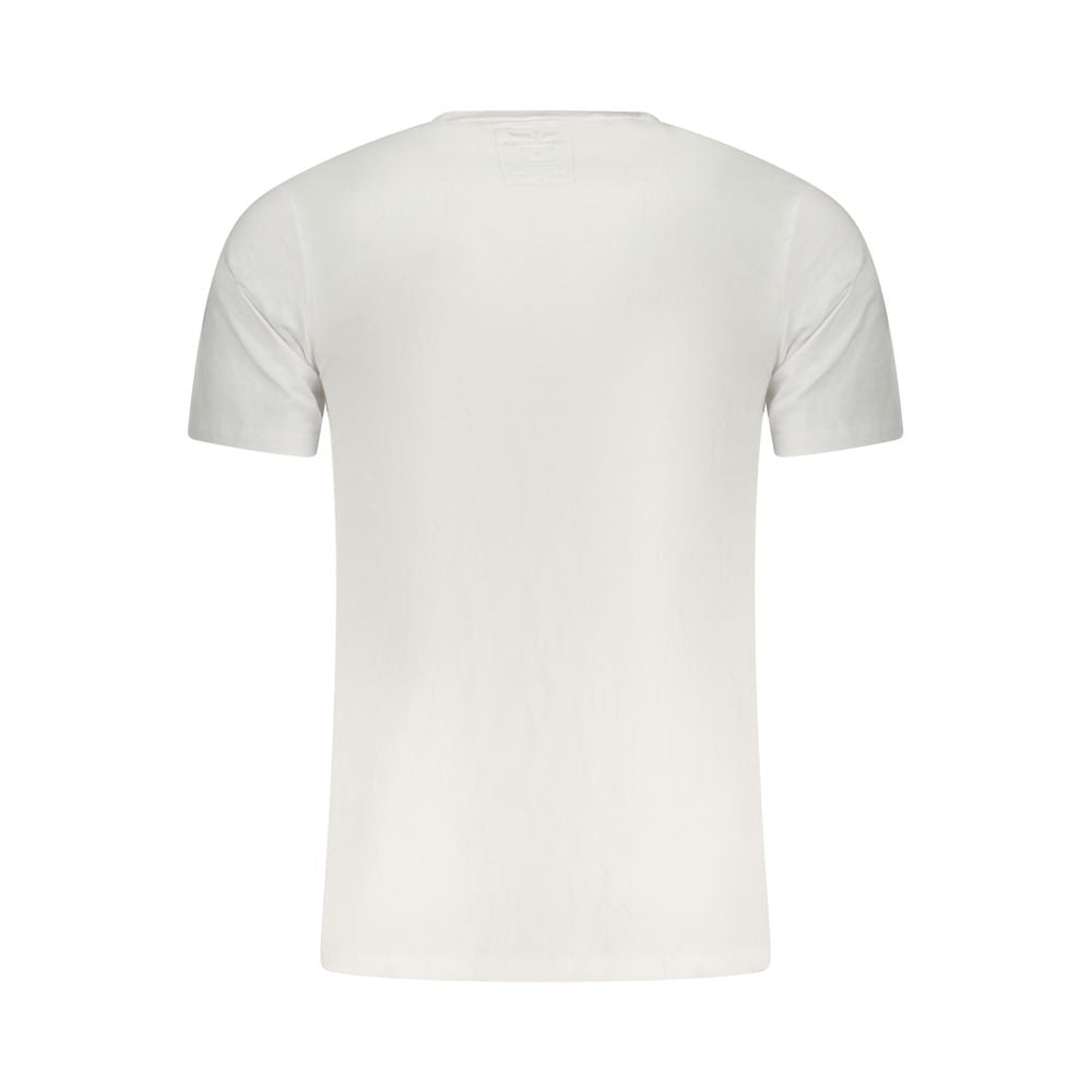 White Cotton Men Underwear Shirt