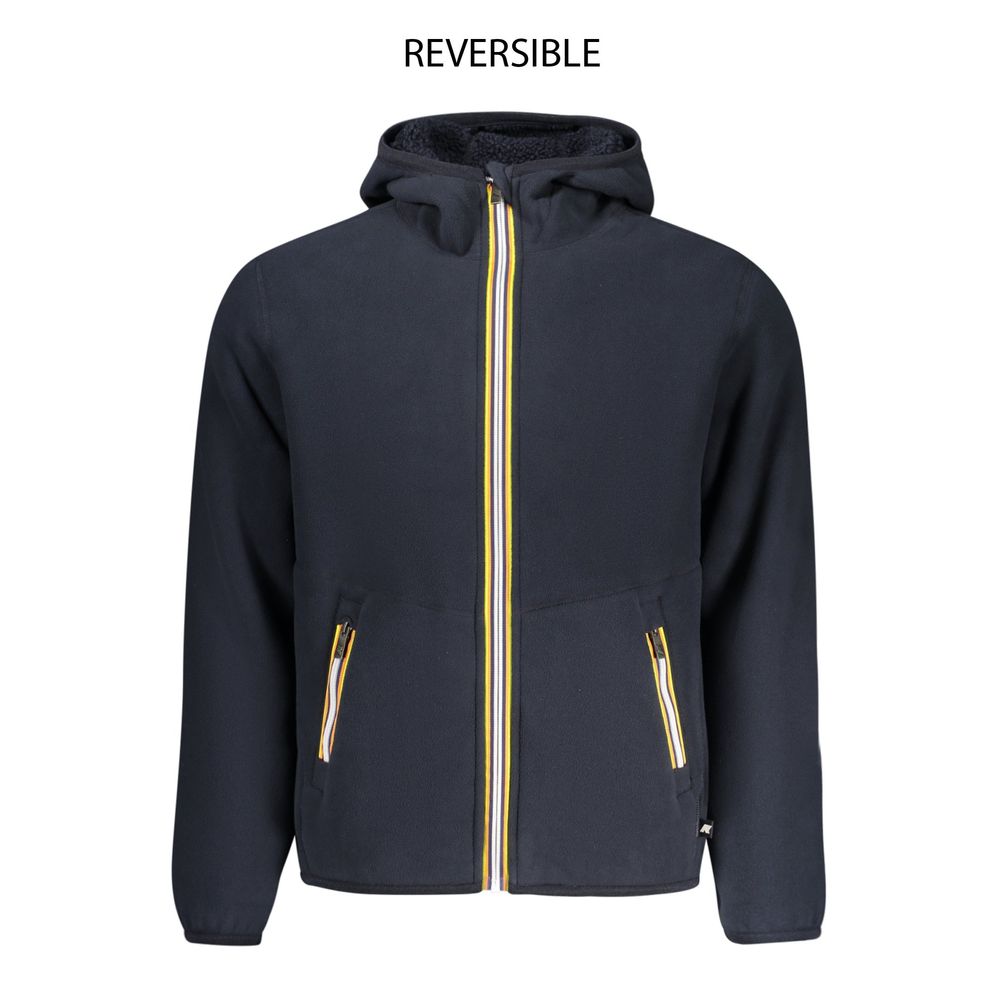 Blue Polyester Jackets & Coat