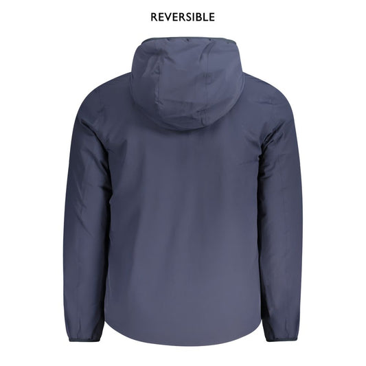 Blue Nylon Jackets & Coat