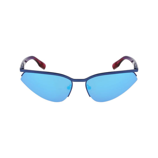Blue Metal Sunglasses