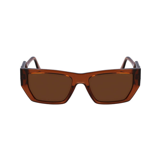 Brown Injected Sunglasses