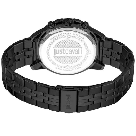 Black Stainless Steel Dress Watch