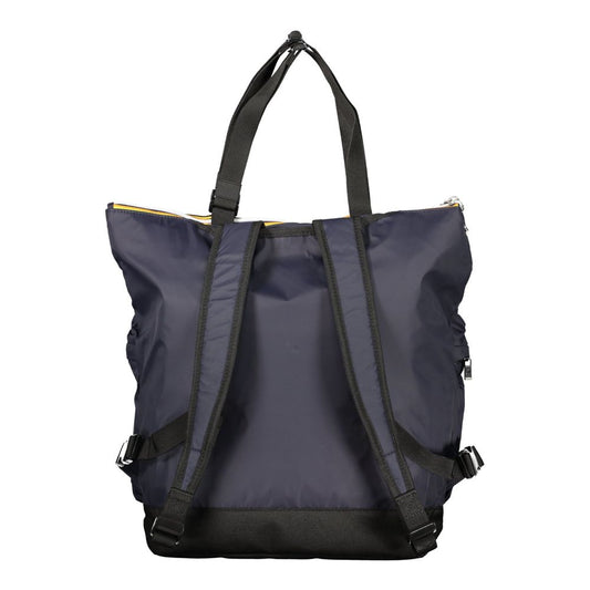 Blue Polyamide Unisex Backpack