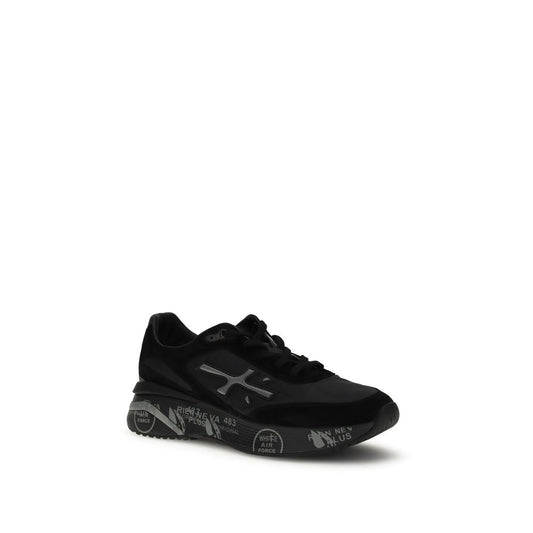 Black Rubber Chunky Sneakers