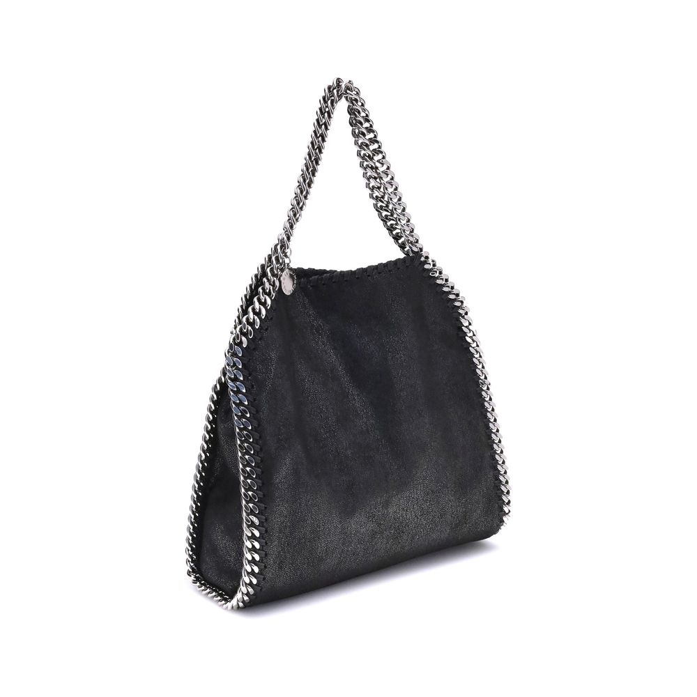 Black Polyester Shoulder Bag