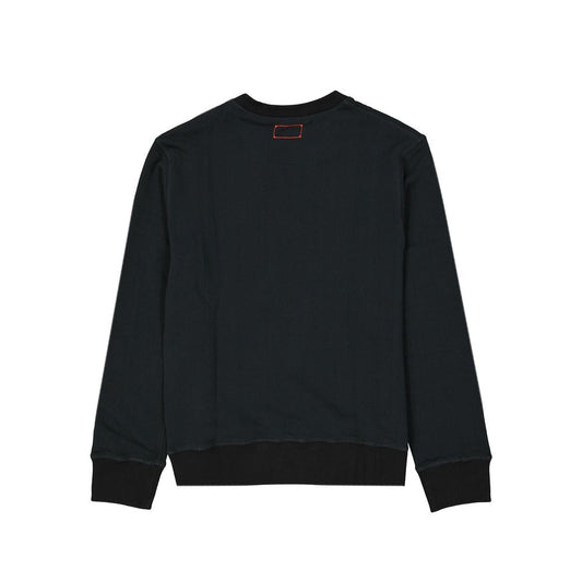 Black Cotton Sweatshirt