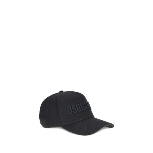 Black Cotton Cap (Baseball Hat)