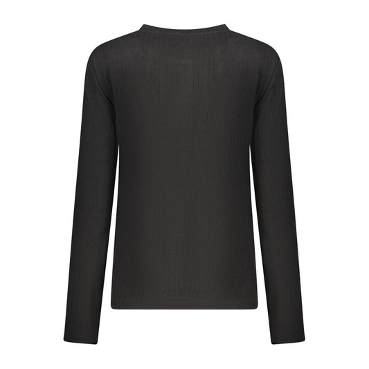 Black Polyester Women's Sweater