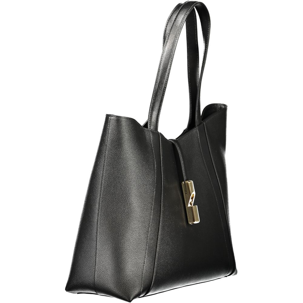 Black Leather Handbag