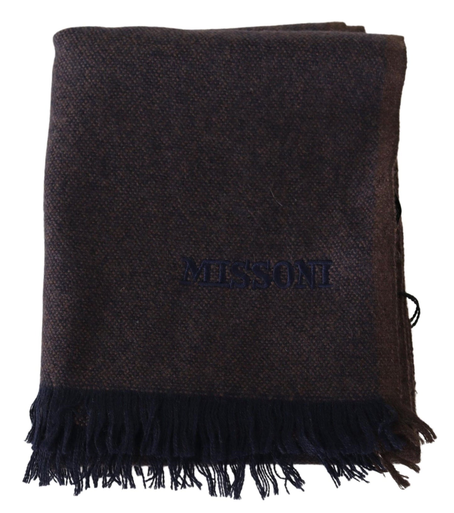 Brown 100% Cashmere Unisex Neck Wrap Fringes Scarf