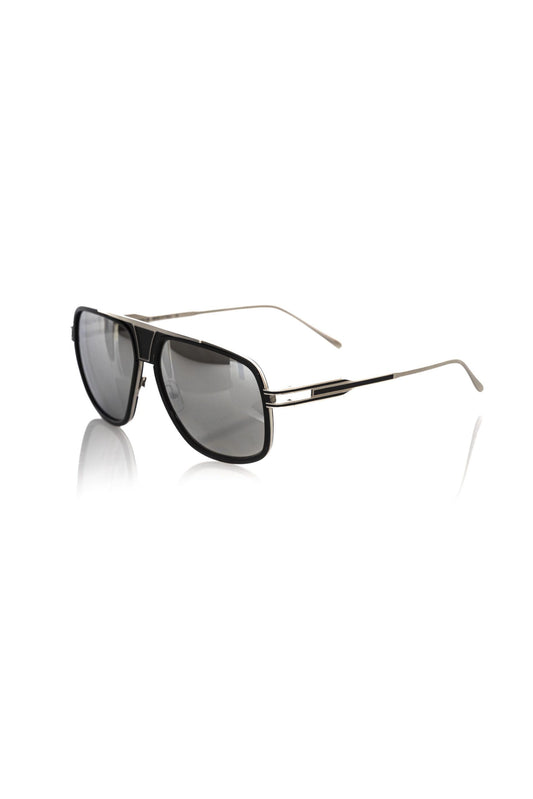 Black Metallic Fibre Men Sunglass