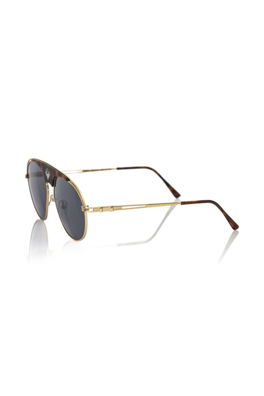 Brown Metallic Sunglasses for Men