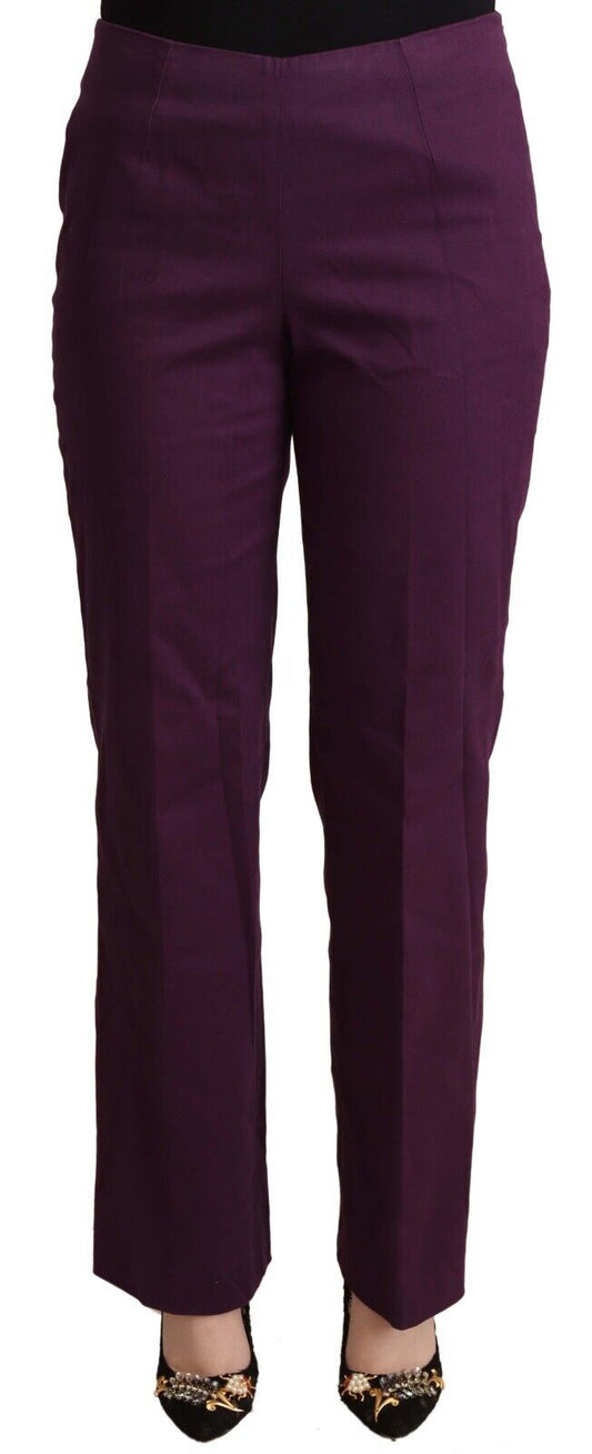 Violet High Waist Tapered Casual Pants