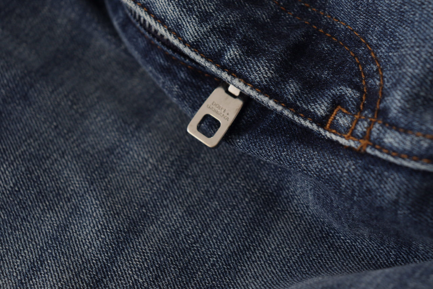 Blue Denim Crystal Embellished Pants Jeans