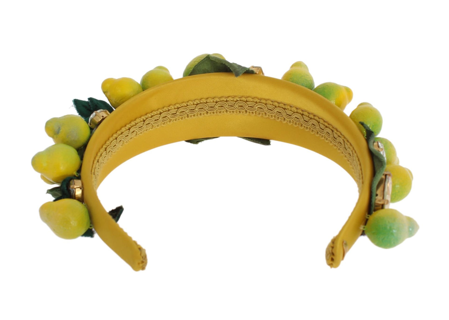 Yellow Lemons Sicily Crystal Diadem Tiara Headband