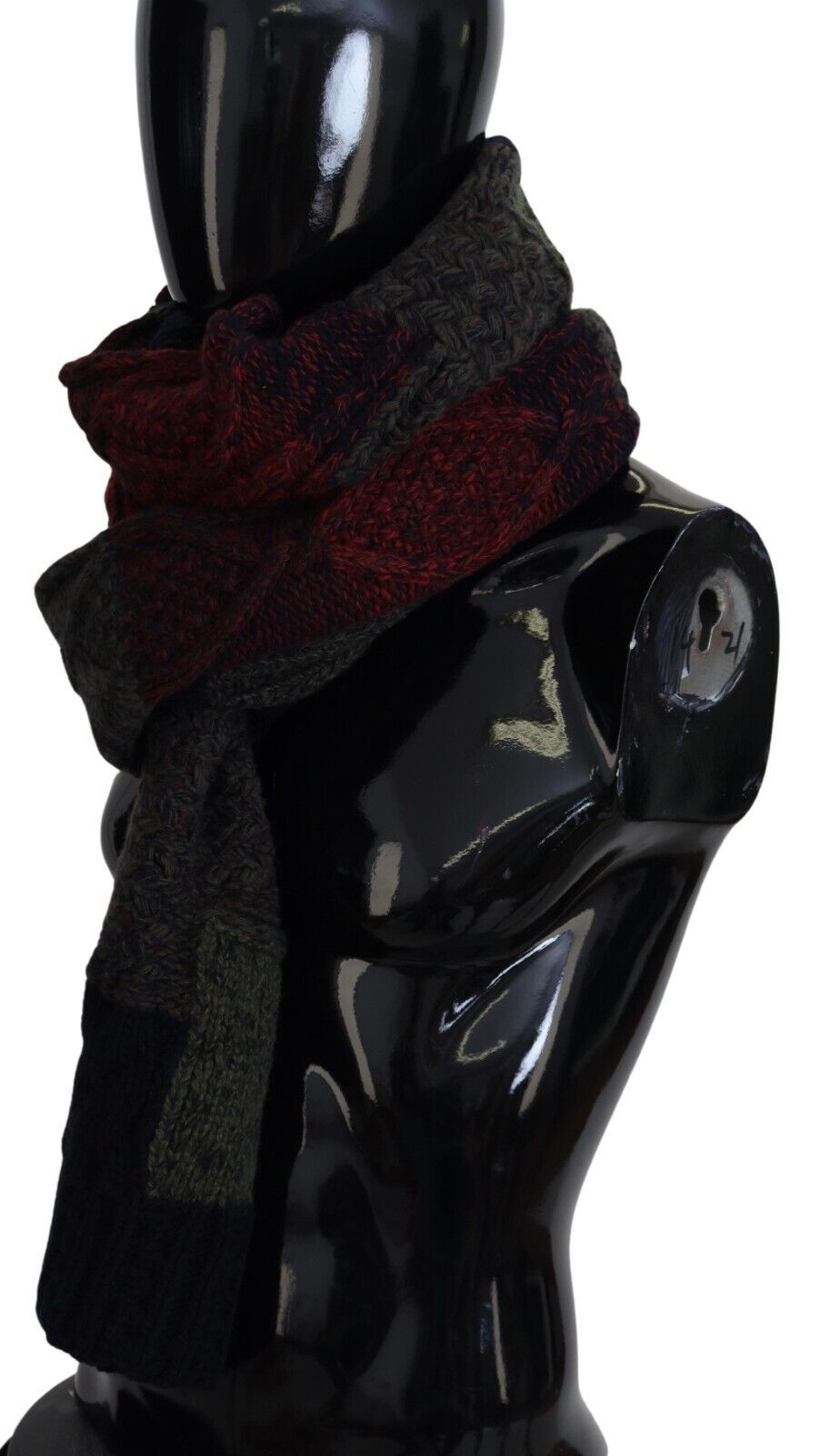 Multicolor Knitted Men Neck Wrap Shawl Scarf