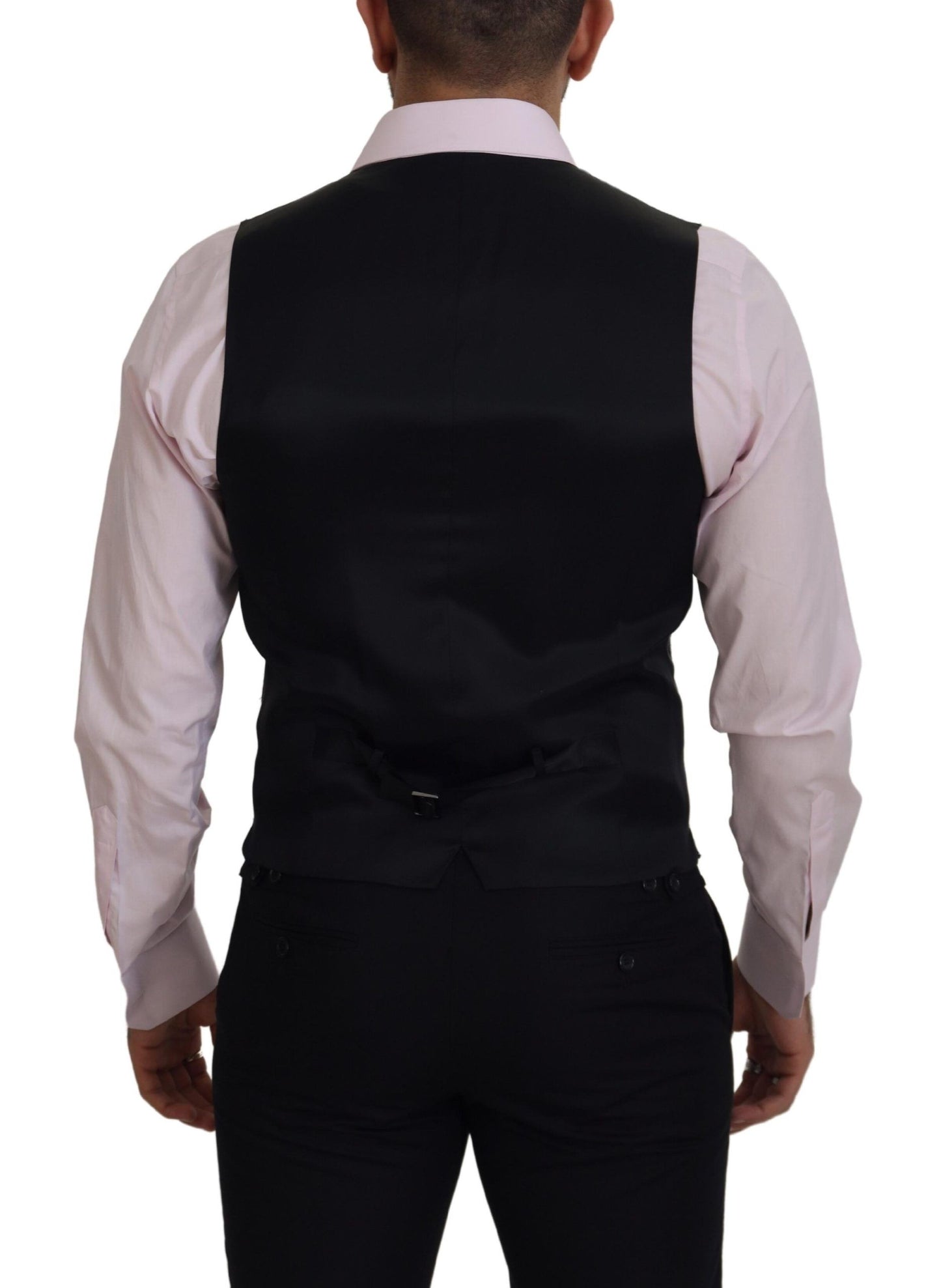 Multicolor Polyester Waistcoat Dress Formal Vest