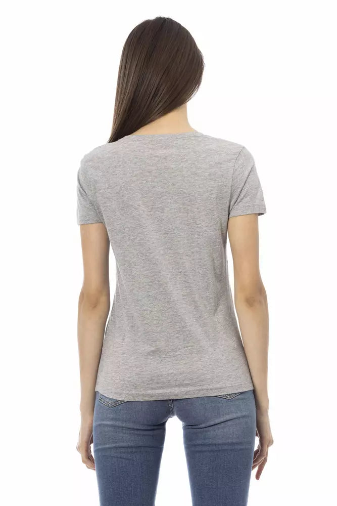 Gray Cotton T-Shirt