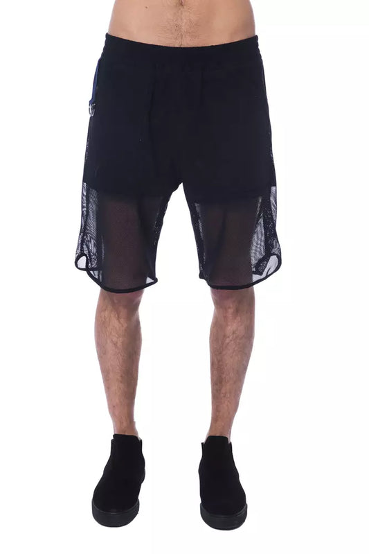 Black Polyester Short