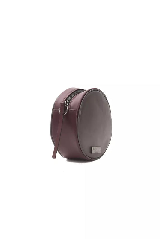 Burgundy Leather Crossbody Bag