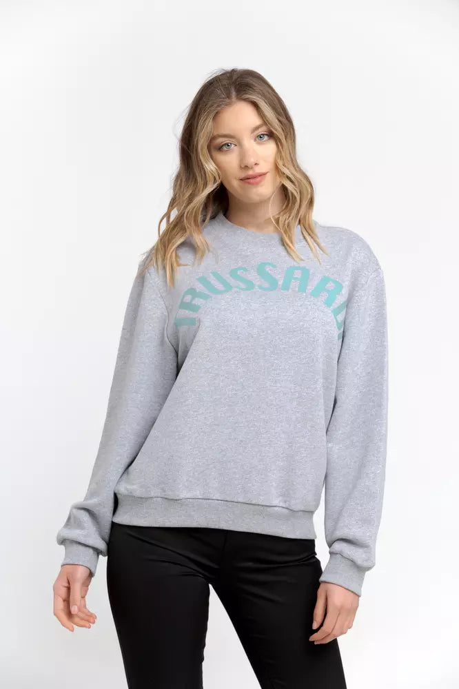 Gray Cotton Sweatshirt