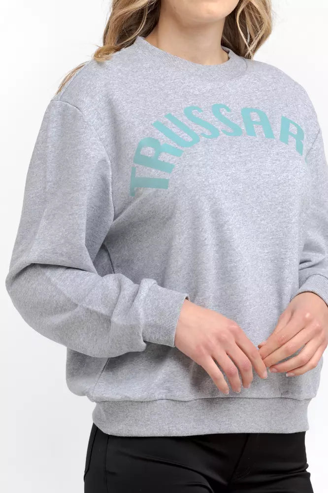 Gray Cotton Sweatshirt