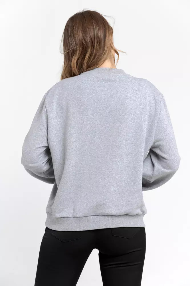 Gray Cotton Sweatshirt