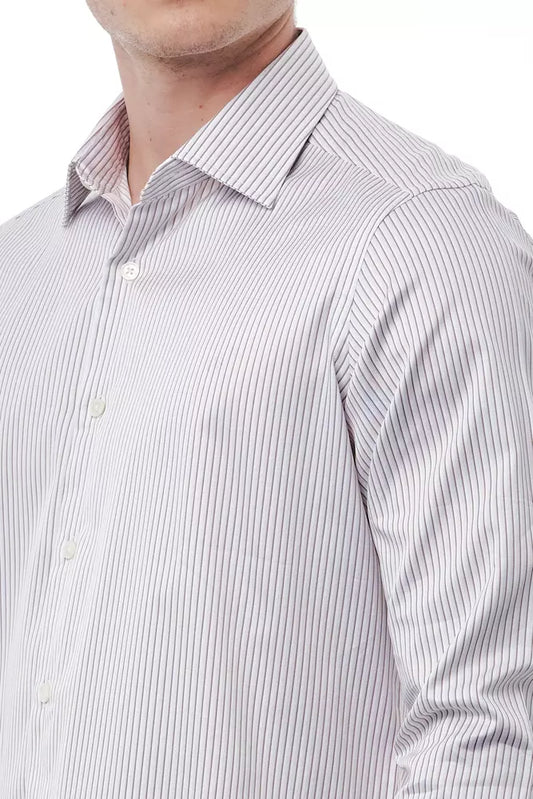 White Cotton Men's Shirt