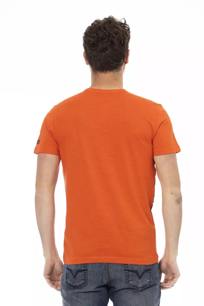 Orange Cotton Men's T-Shirt
