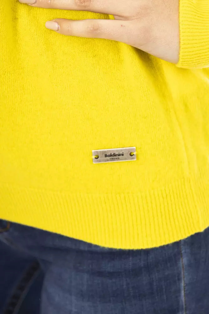 Yellow Cashmere Women Sweater