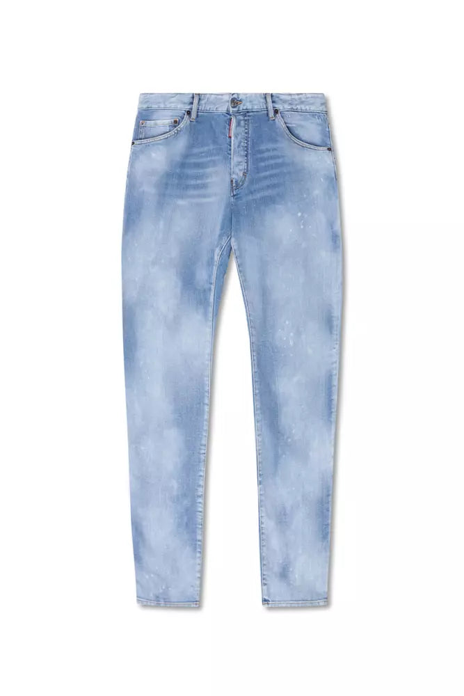 Blue Cotton Men Jeans