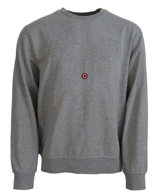 Gray Men Pullover Sweatshirt Sweater
