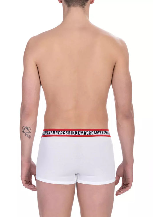 White Cotton Men's Trunk Twin Pack