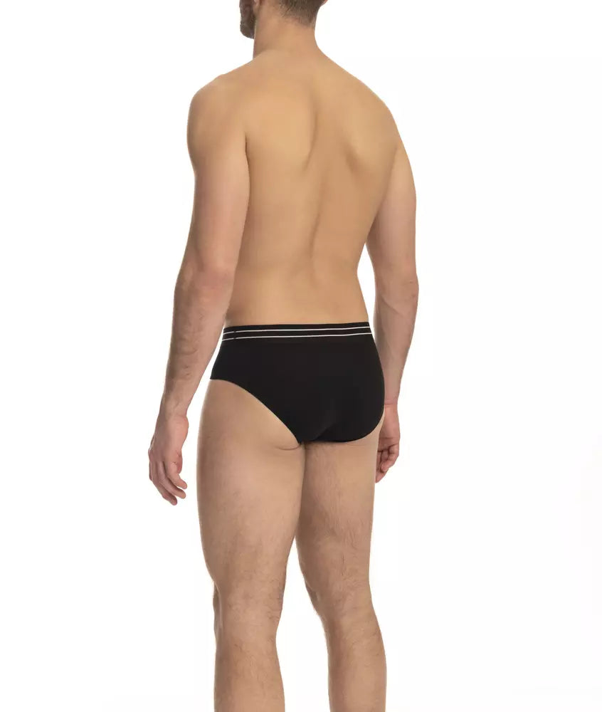 Black Cotton Men's Underwear Trio Pack