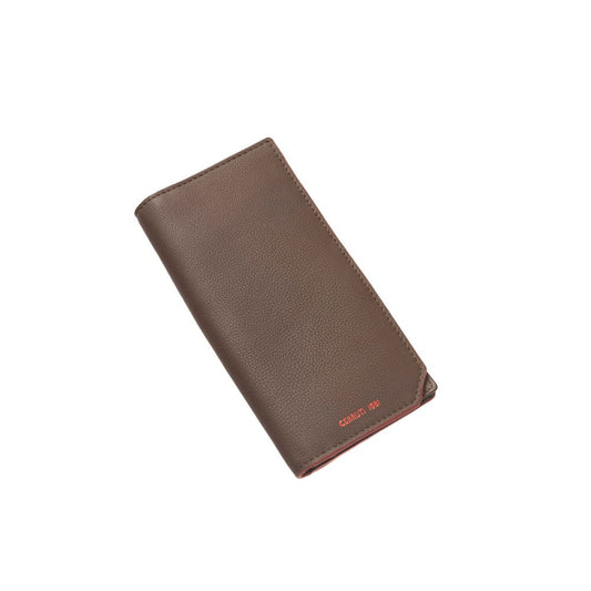 Brown Calfskin Men Wallet