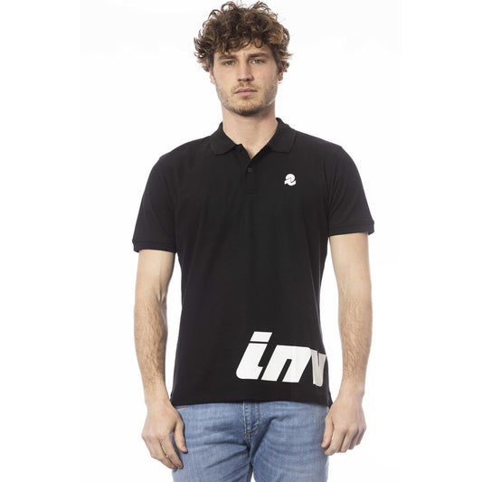 Black Cotton Polo Shirt